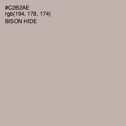 #C2B2AE - Bison Hide Color Image